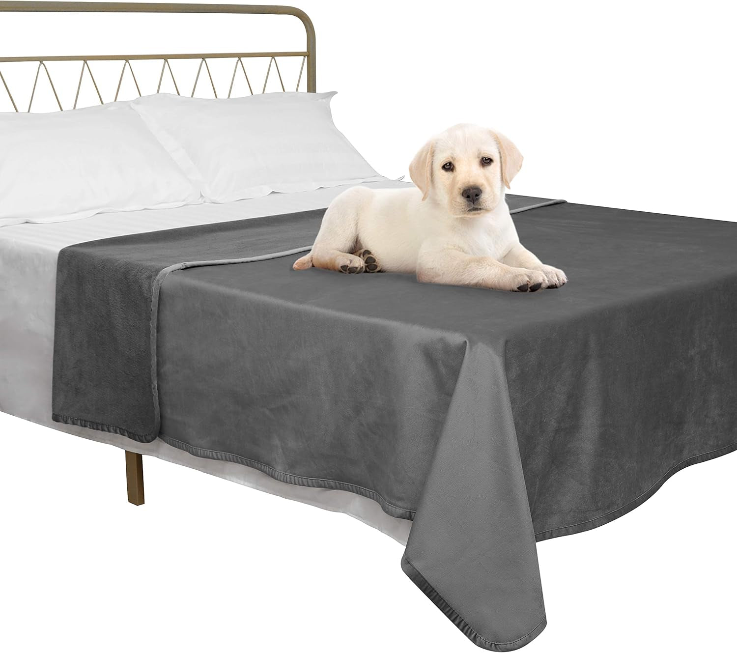 Waterproof Dog Blanket Bed Cover Dog Crystal Velvet Fuzzy Cozy Plush Pet Blanket Throw Blanket for Couch Sofa