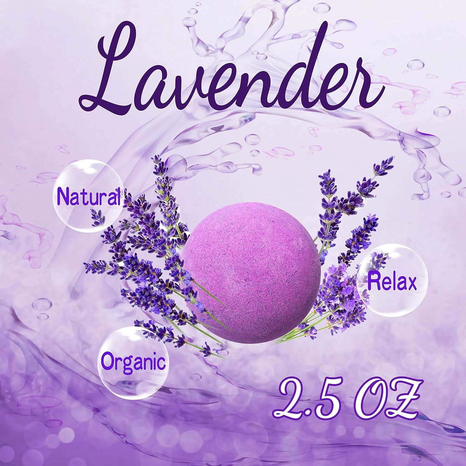 Lavender Calm Bath Bomb Set