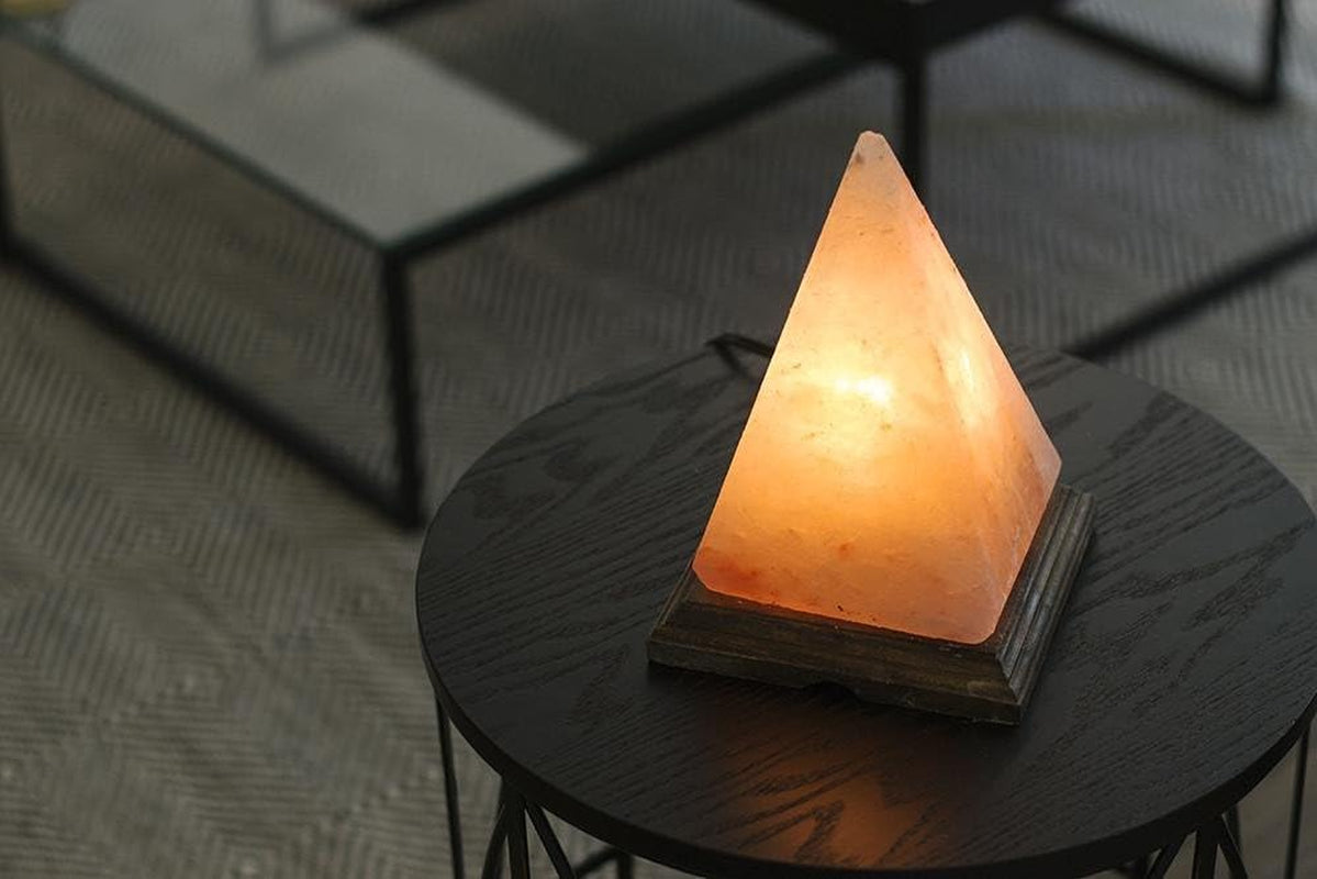 Salt Pyramid Lamp