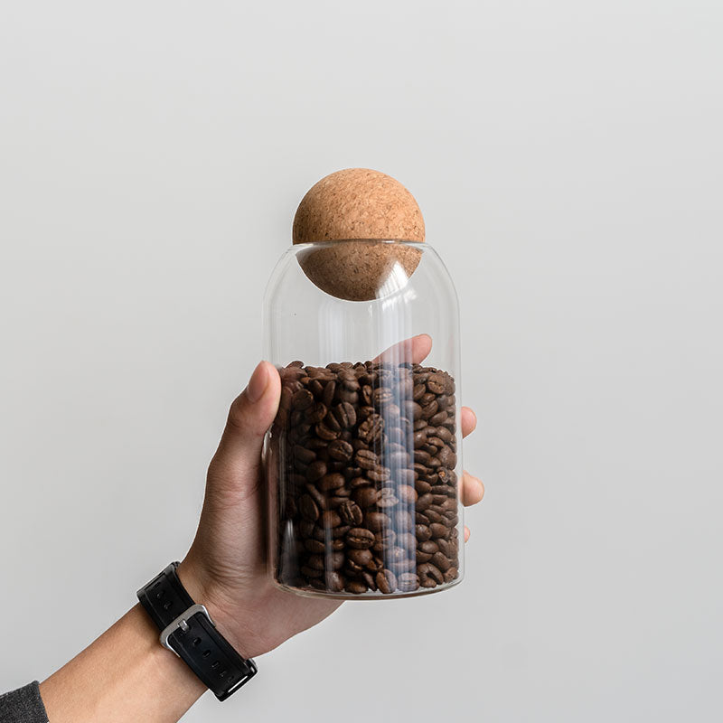 Cork-Seal Glass Jar
