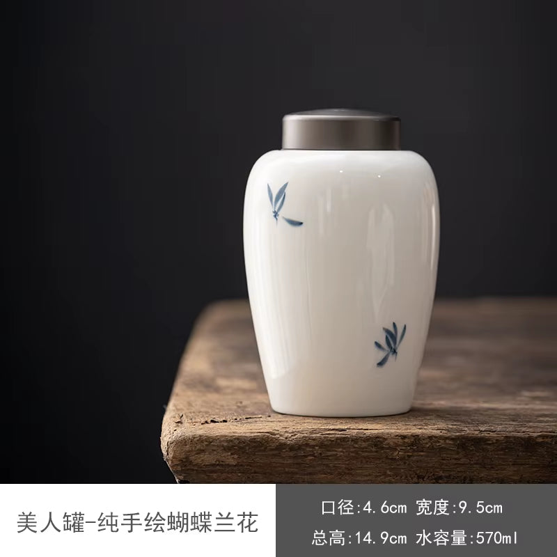 Still Orchid Tea Jar