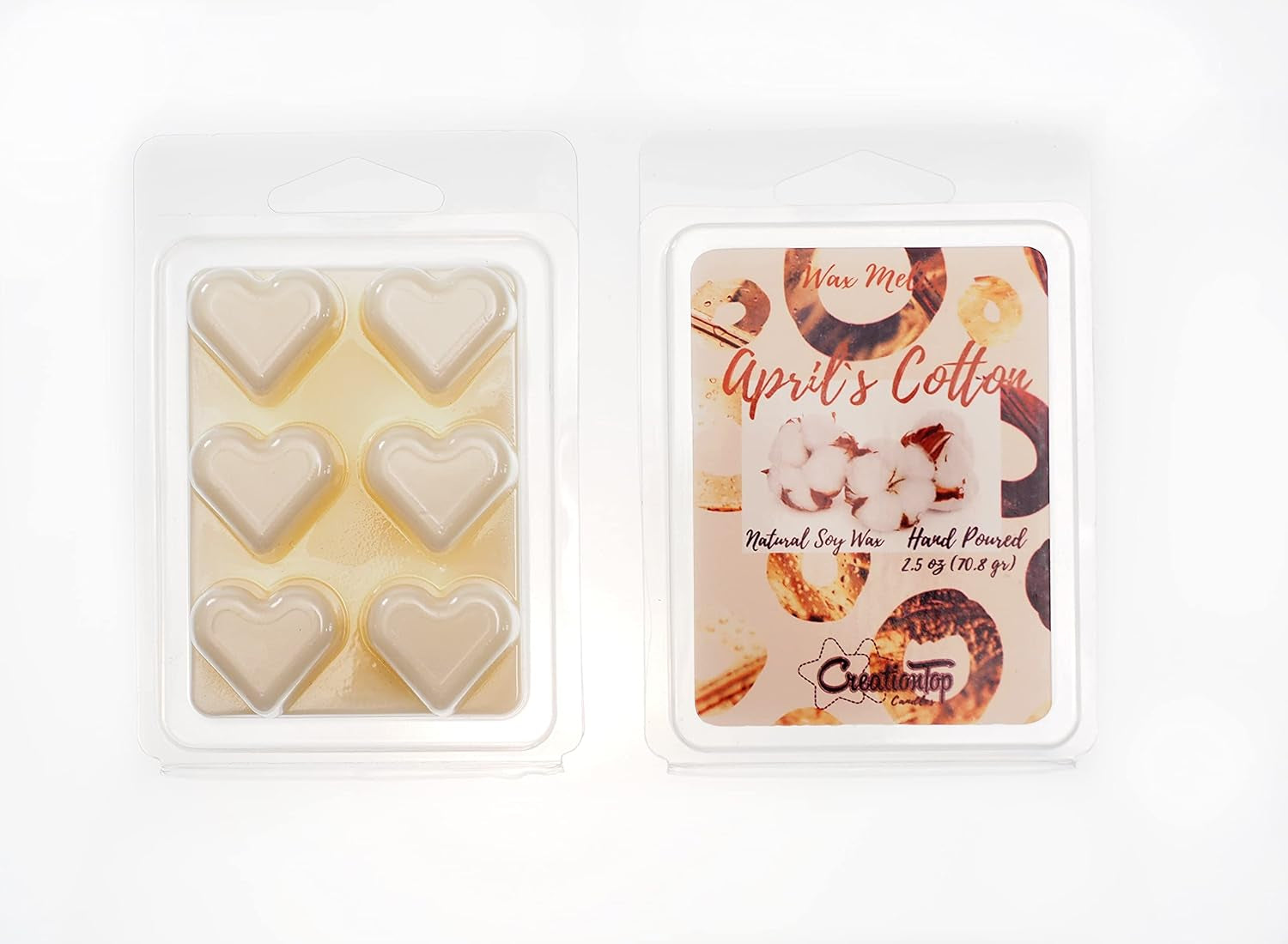 Scented Wax Melts Wax Cubes - Wax Warmer Cubes/Tarts - Soy Wax Air Freshener - Jasmine, Lavender, Bergamot, Pink Encounter, Blue Bell, Strawberry (April'S Cotton)