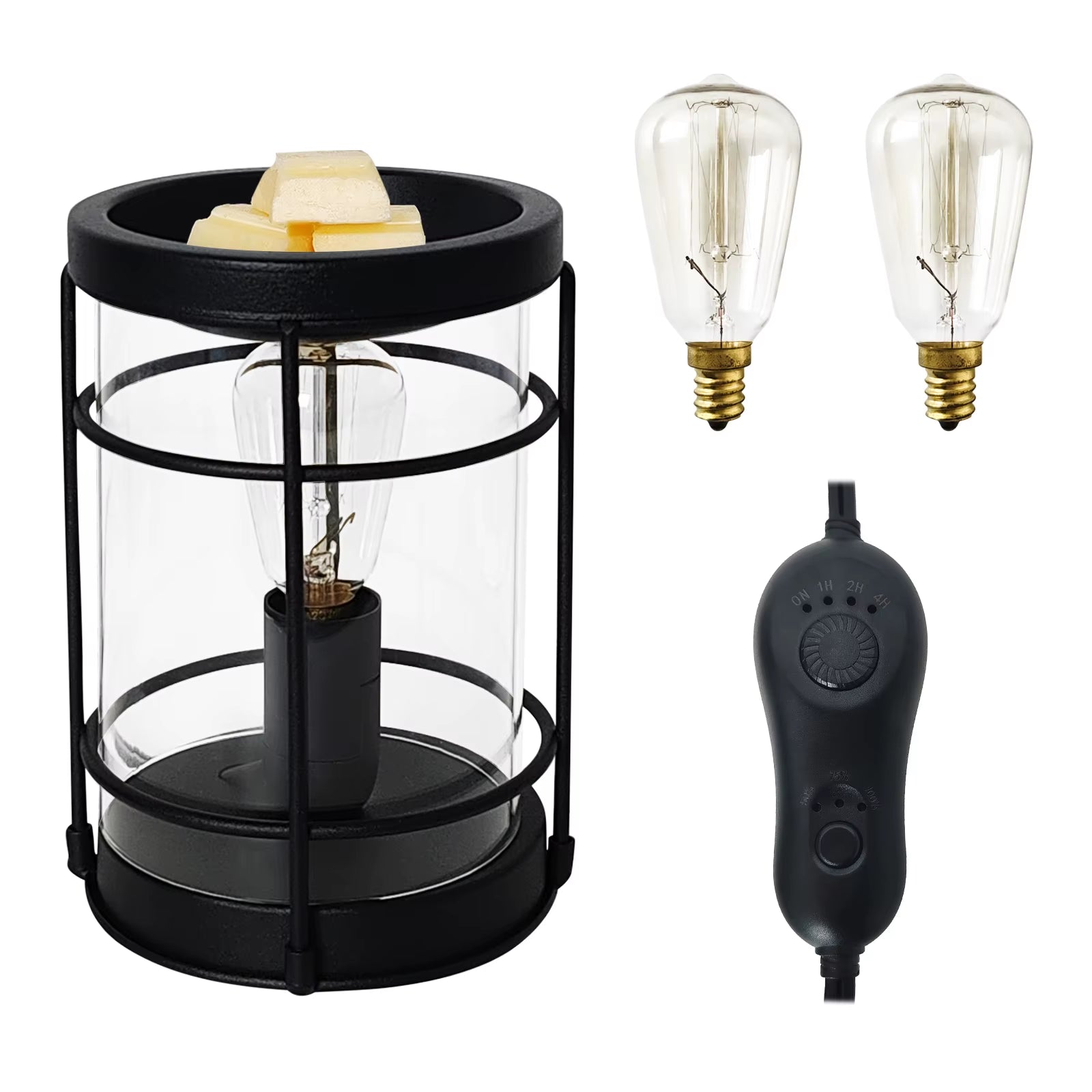 Wax Melt Warmer for Scented Wax Owl Warmer Scented Melter Candle Wax Burner Warmer Fragrance Warmer LED Light Smokeless Wax Melt