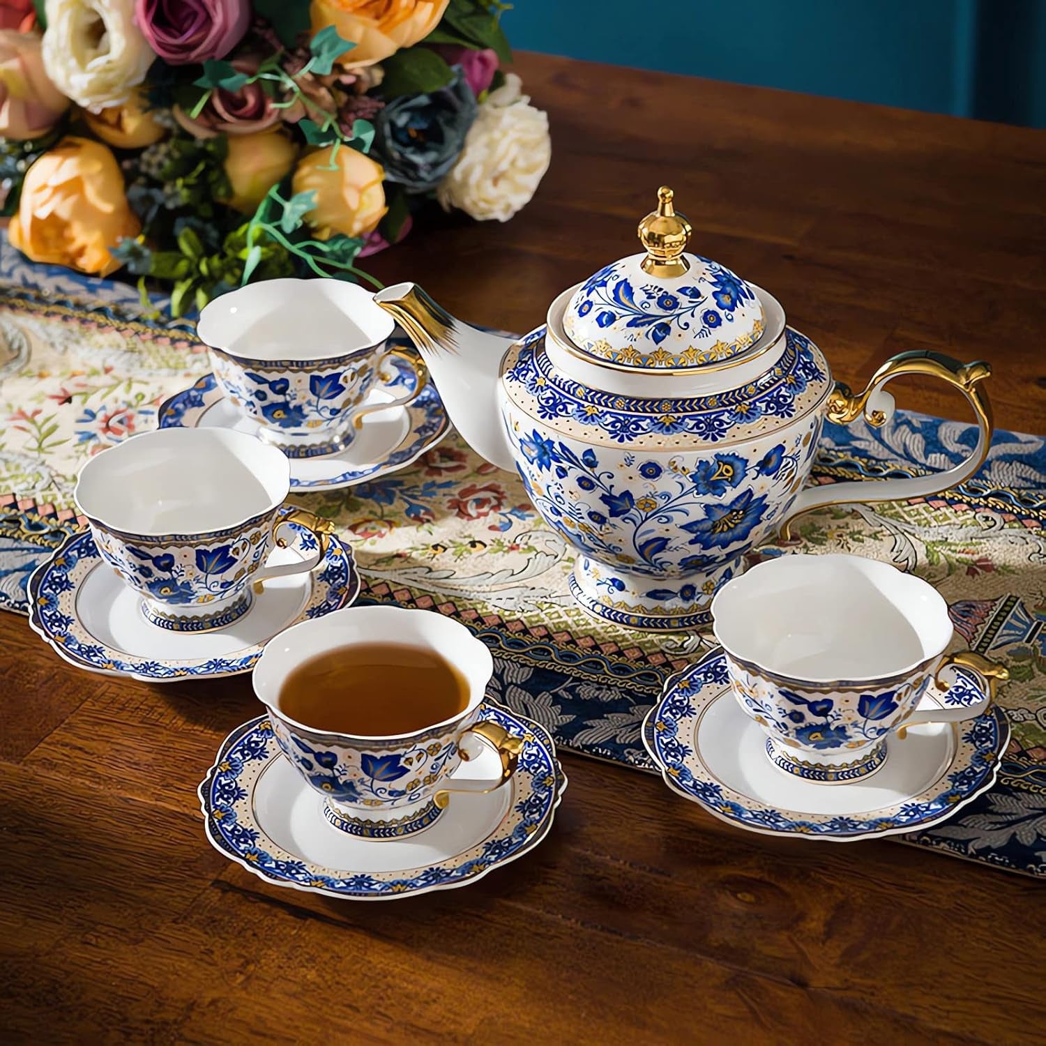 Victorian Garden Tea Set