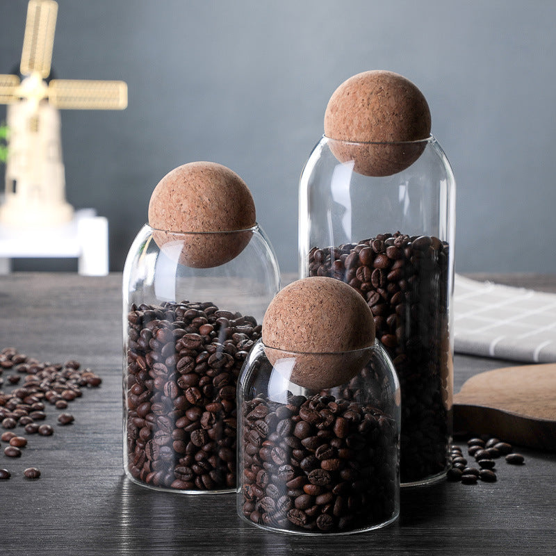 Cork-Seal Glass Jar