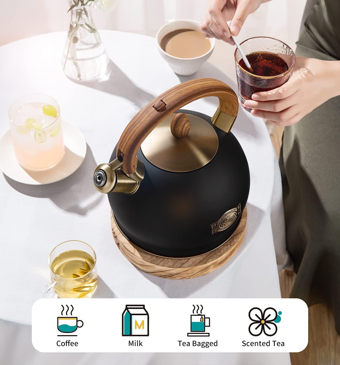 Quiet Pour – Matte Onyx Kettle