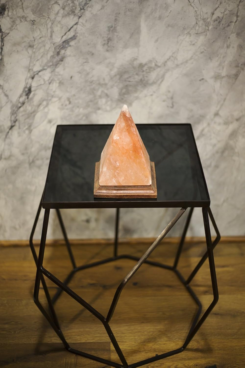 Salt Pyramid Lamp