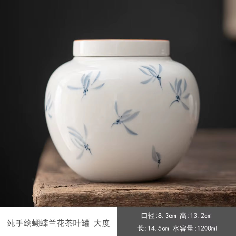Still Orchid Tea Jar