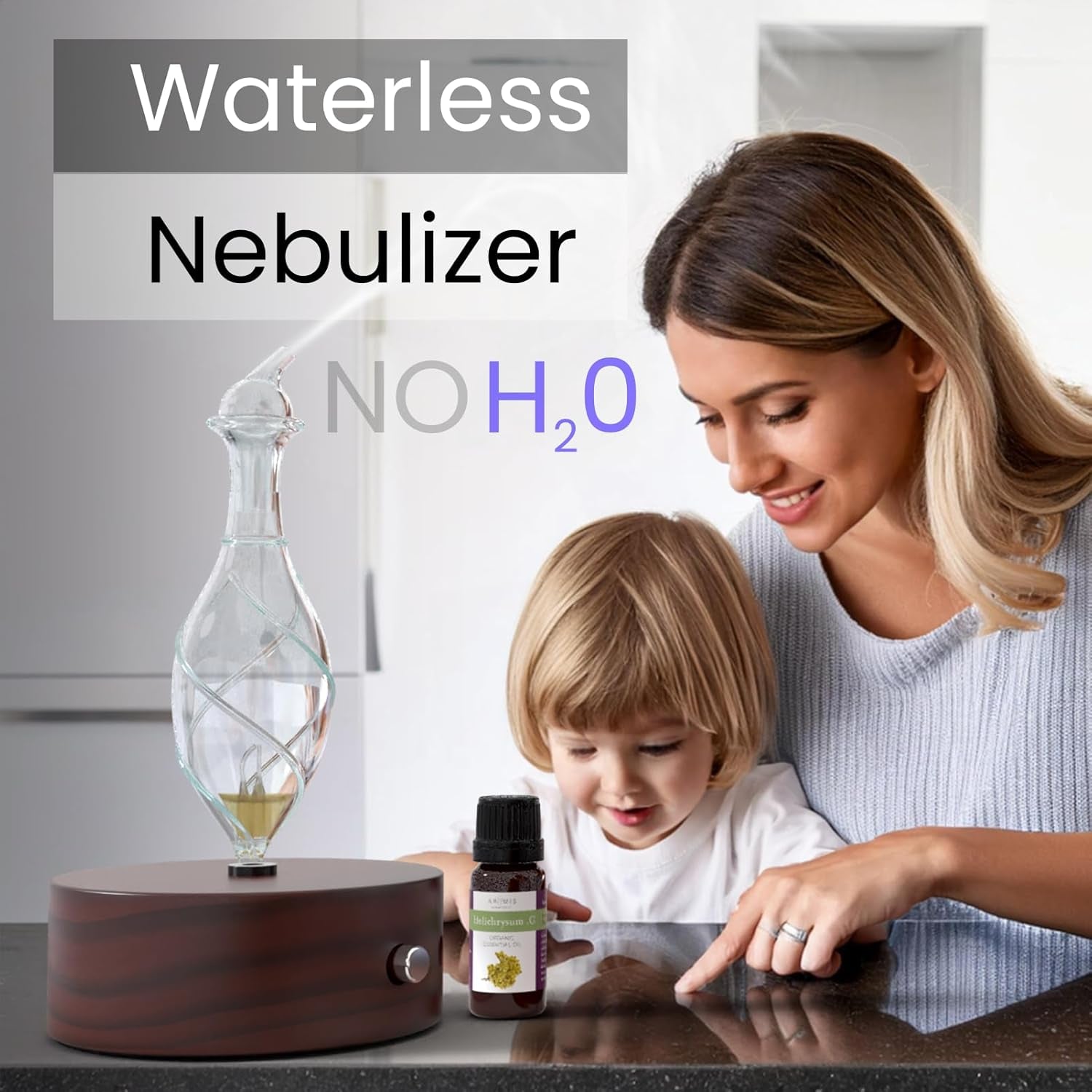 The Still Diffuser or Glass Nebula Aromatherapy Vessel