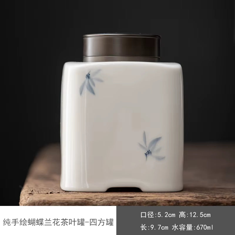 Still Orchid Tea Jar