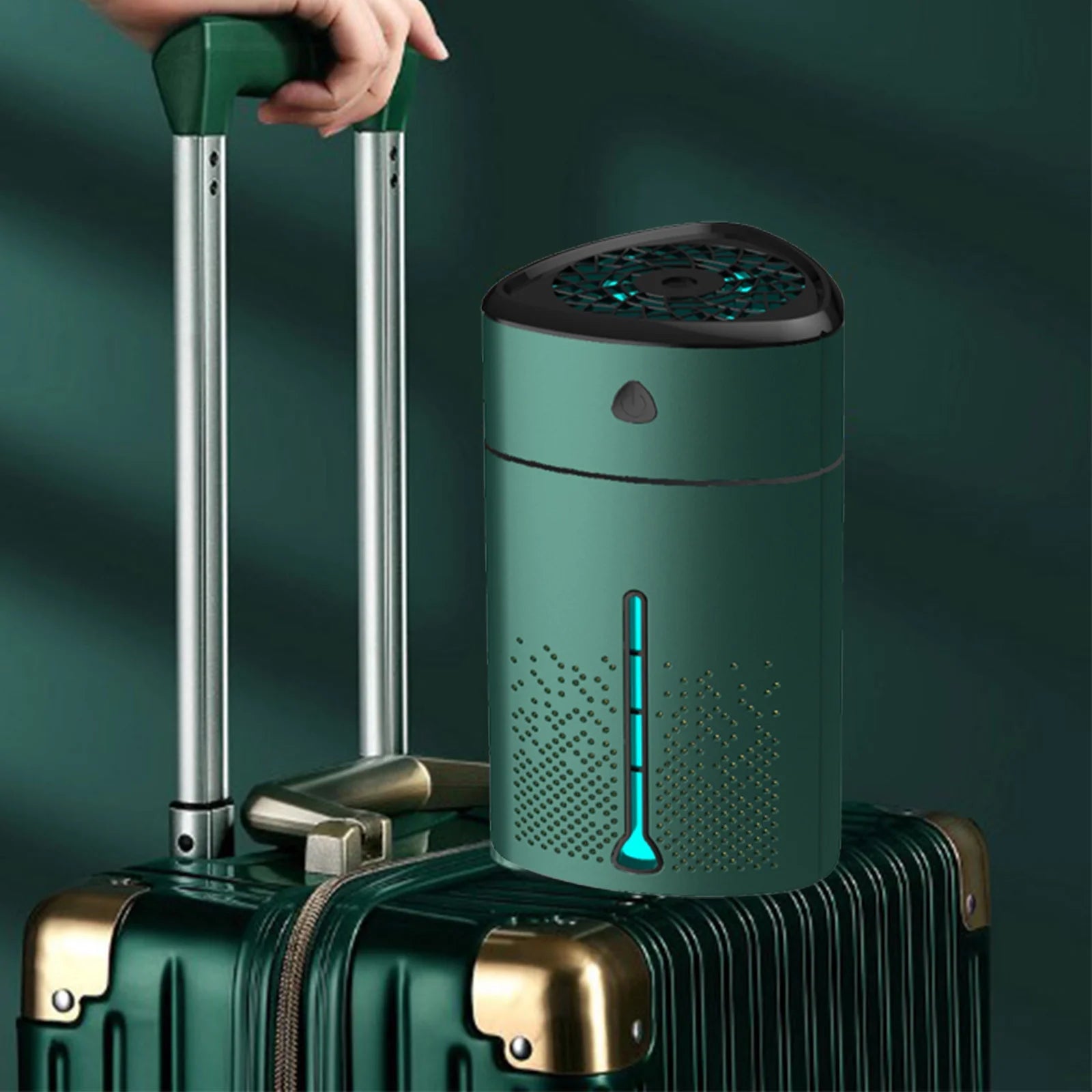 1L Cool Mist Humidifier for Bedroom Large Room Living Room Large Capacity Humidifier with Sterilize and Essential Oil Diffuser Aroma Oil Diffuser White Green