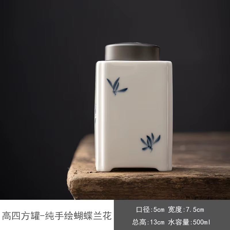 Still Orchid Tea Jar