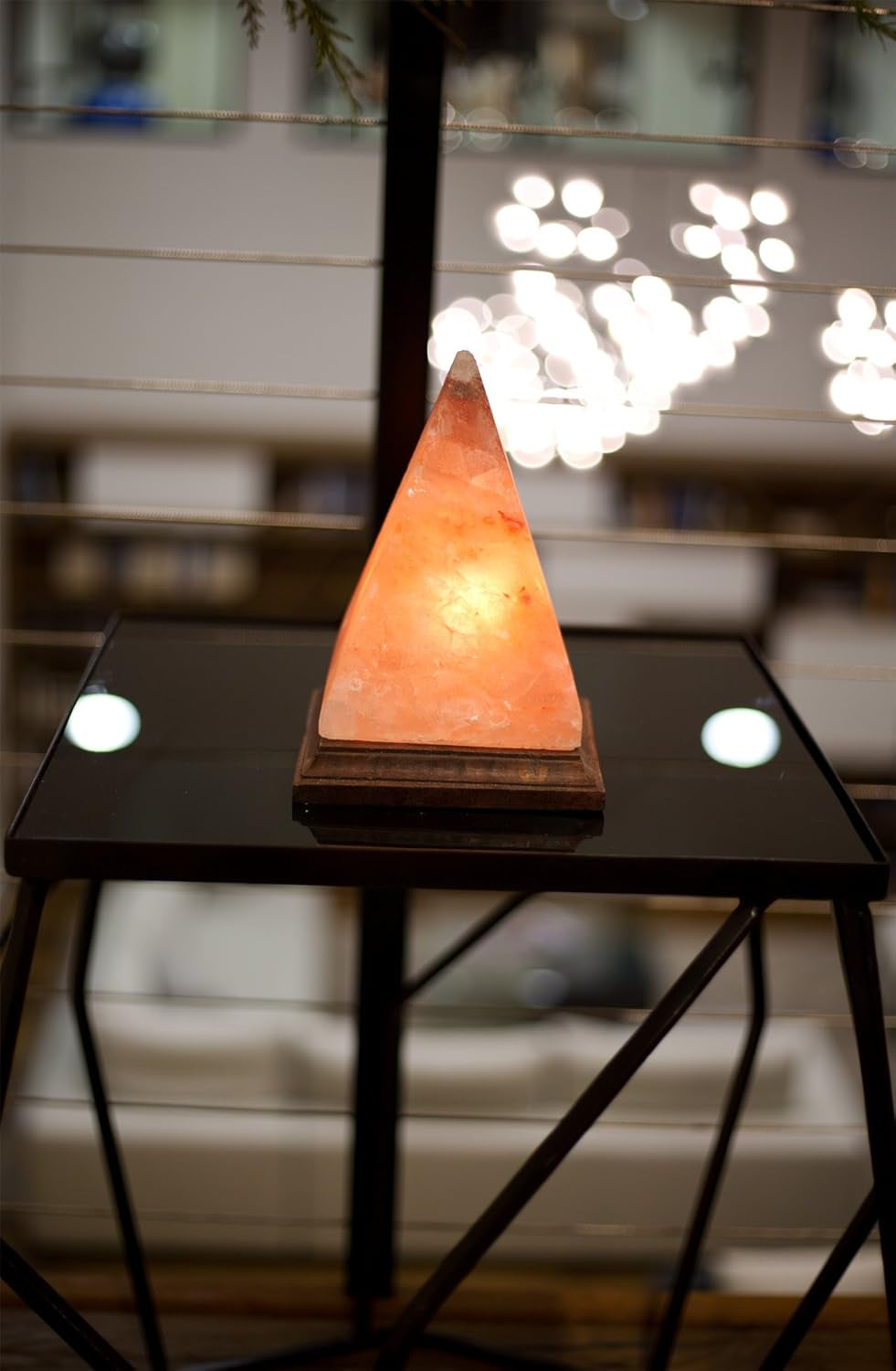 Salt Pyramid Lamp