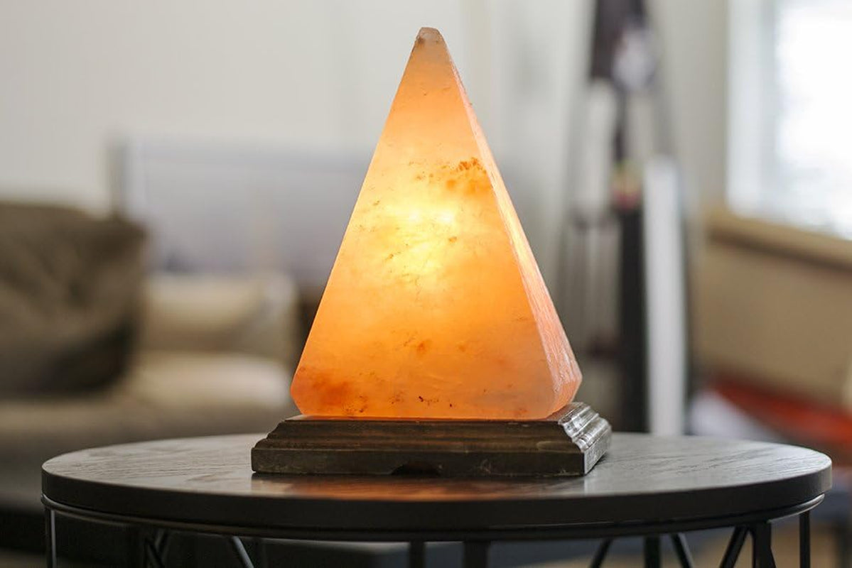 Salt Pyramid Lamp