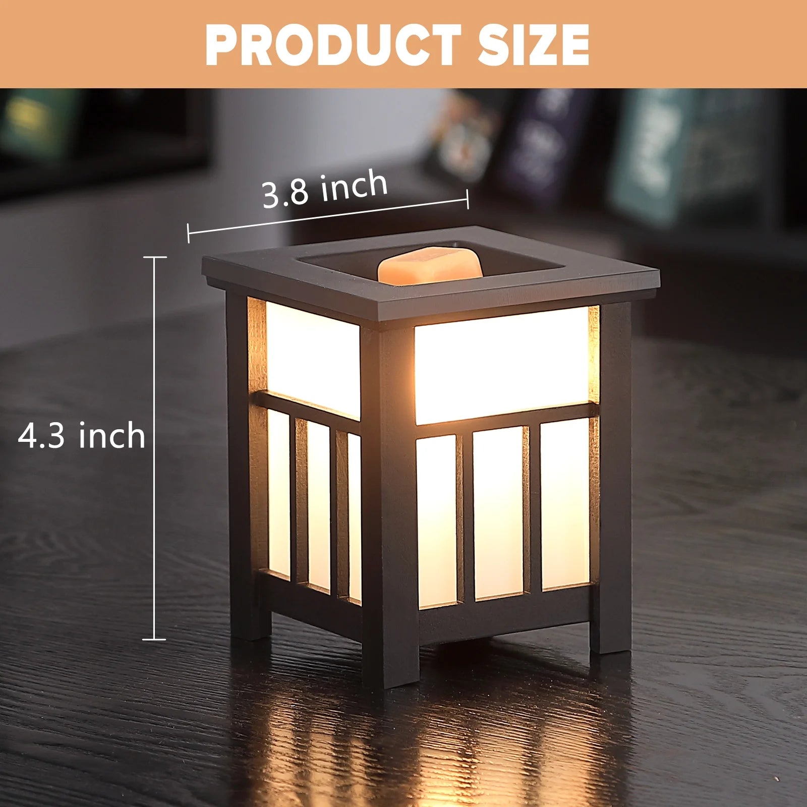 Wax Warmer for Scented Wood Electric Wax Melt Warmer Wax Burner Night Light