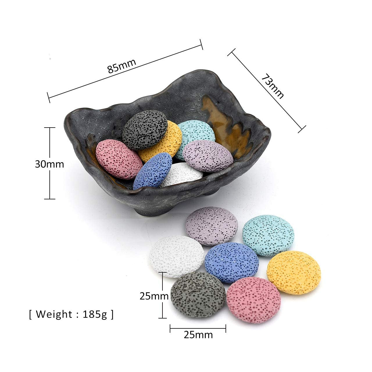 Lava Stone Diffuser Set