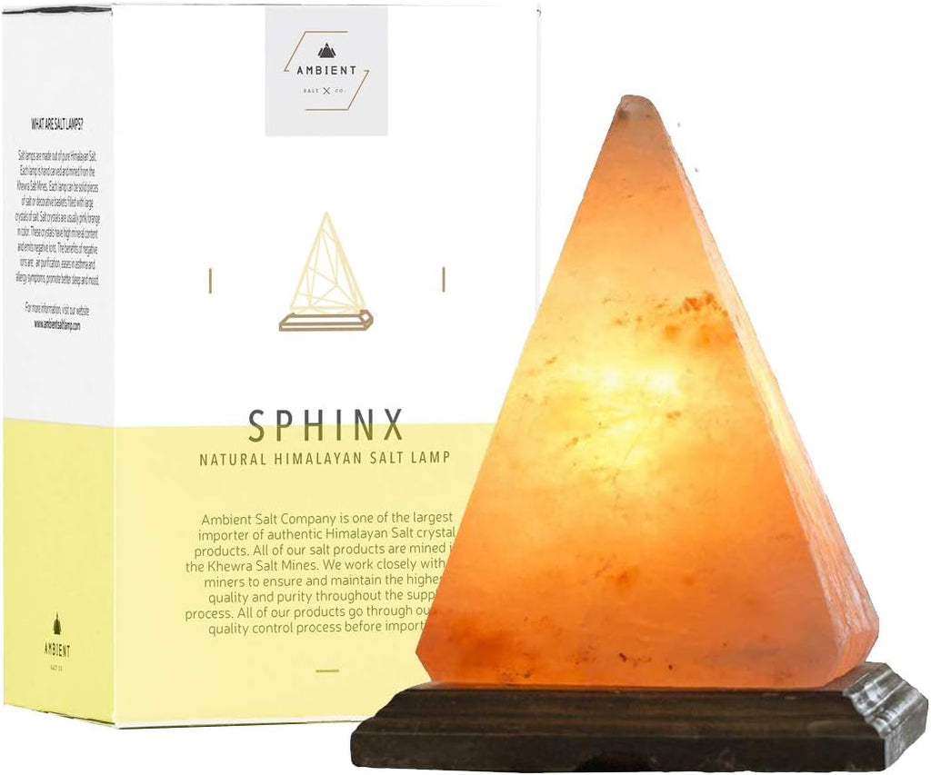 Salt Pyramid Lamp