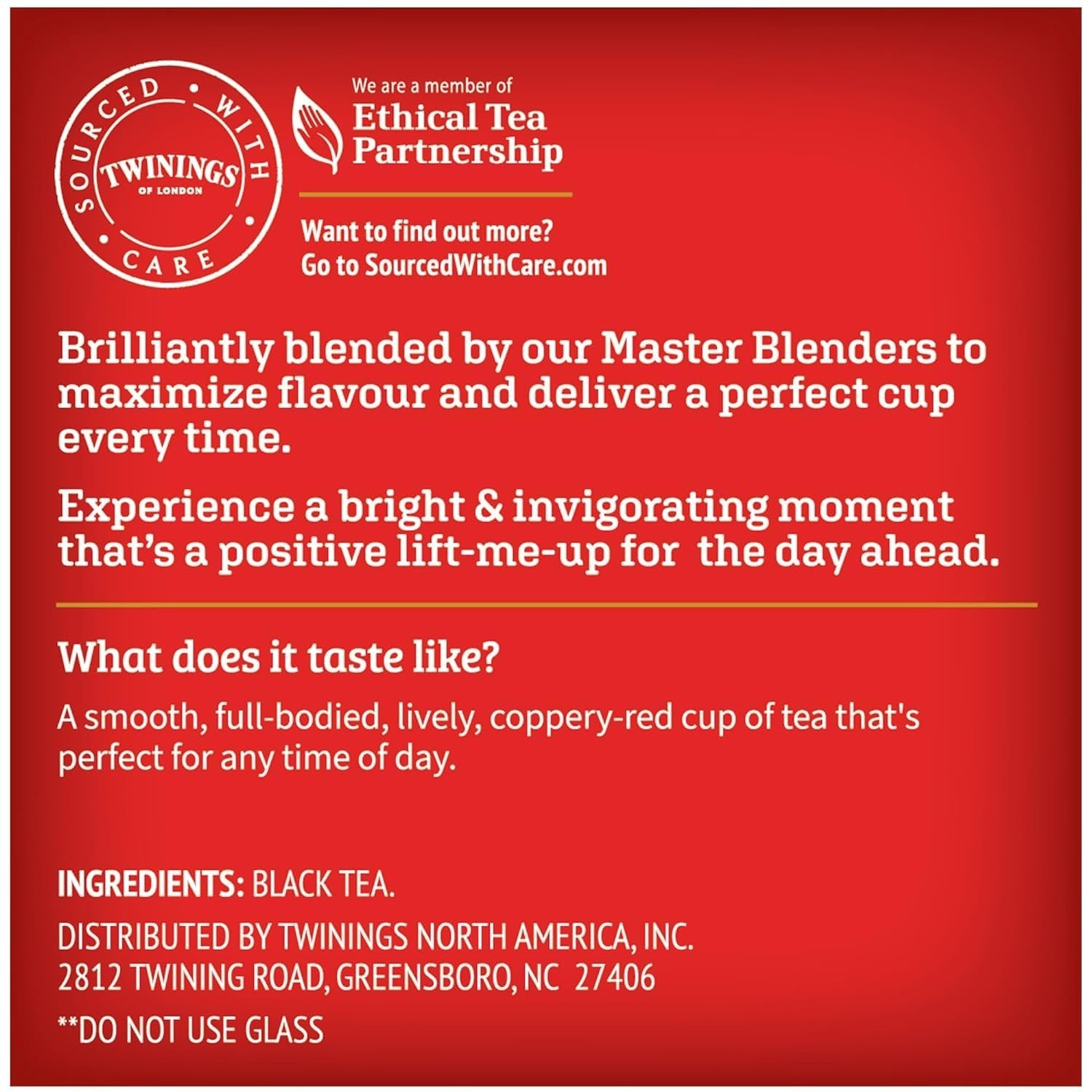 English Breakfast Tea K Cup Pods 