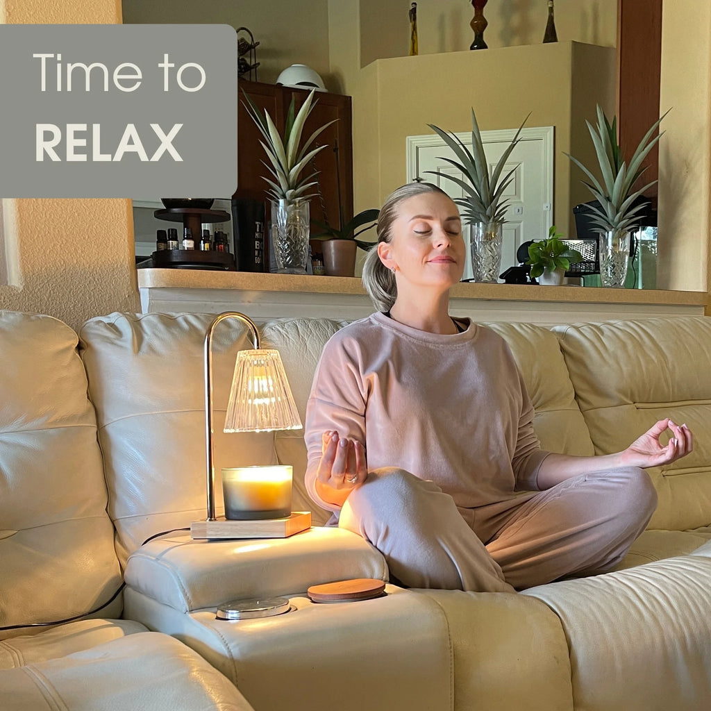 Electric Candle Warmer Lamp Adjustable Wax Melter Light for Jar Candles with Timer and Dimmer Wax Warmer Lamp for Home Decor