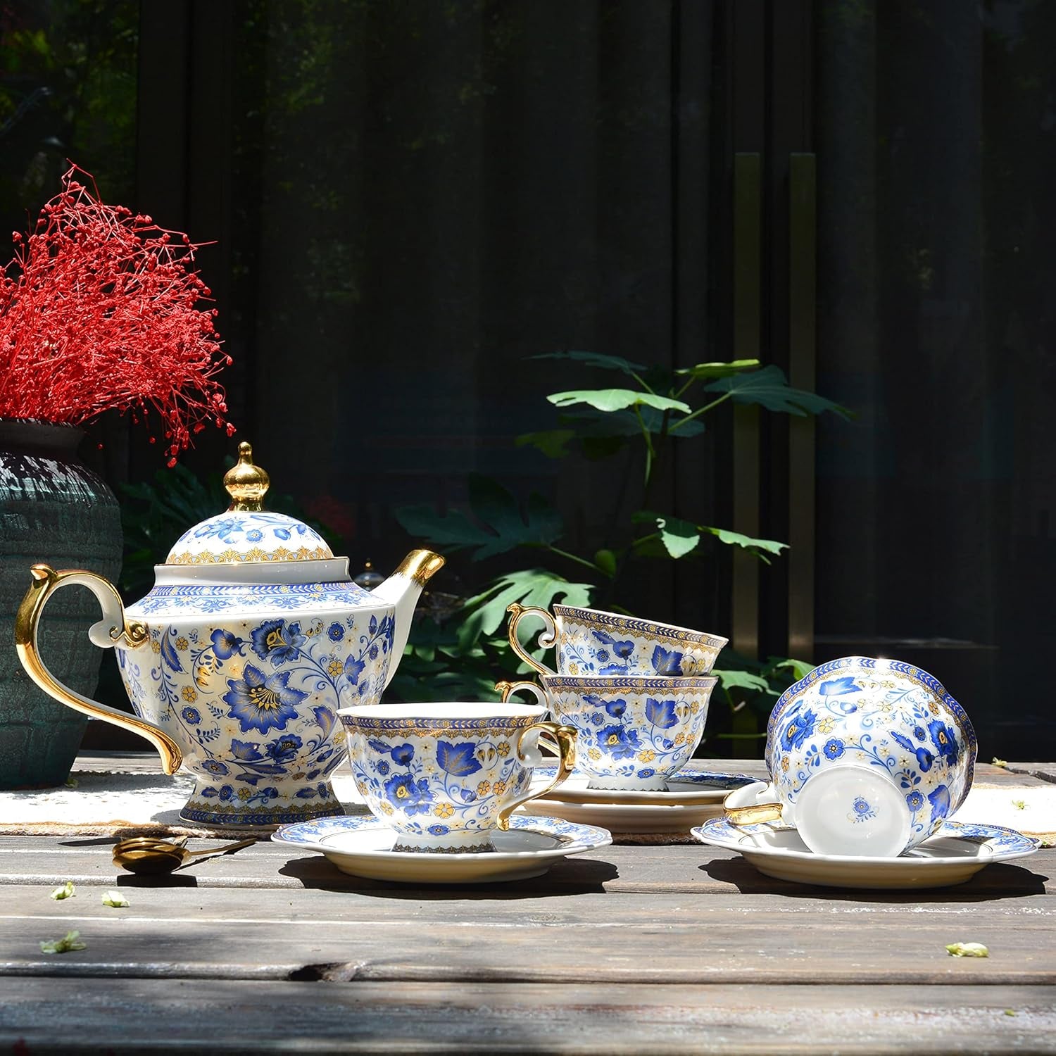 Victorian Garden Tea Set