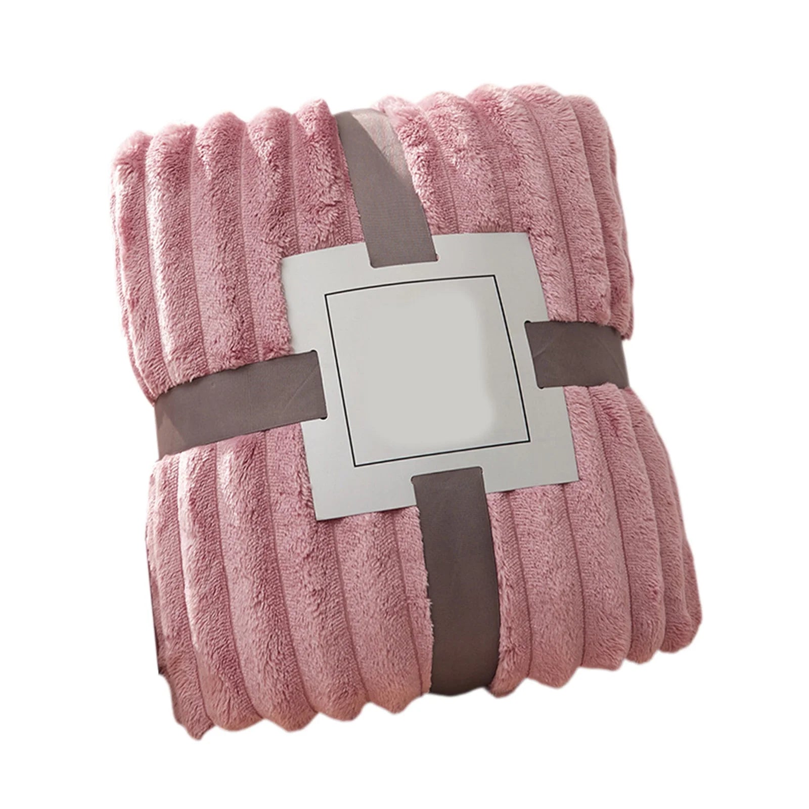 Fleece Throw Blanket, Extra Soft Lightweight Blanket with Strip, Plush Fuzzy Cozy Blankets and Throws for Couch, Bed, Sofa Cozy, Warm and Breathable