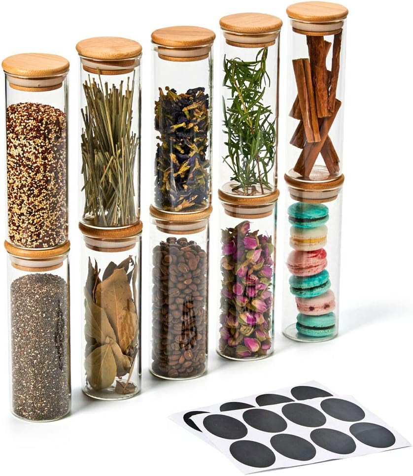 Bamboo-Lid Storage Set