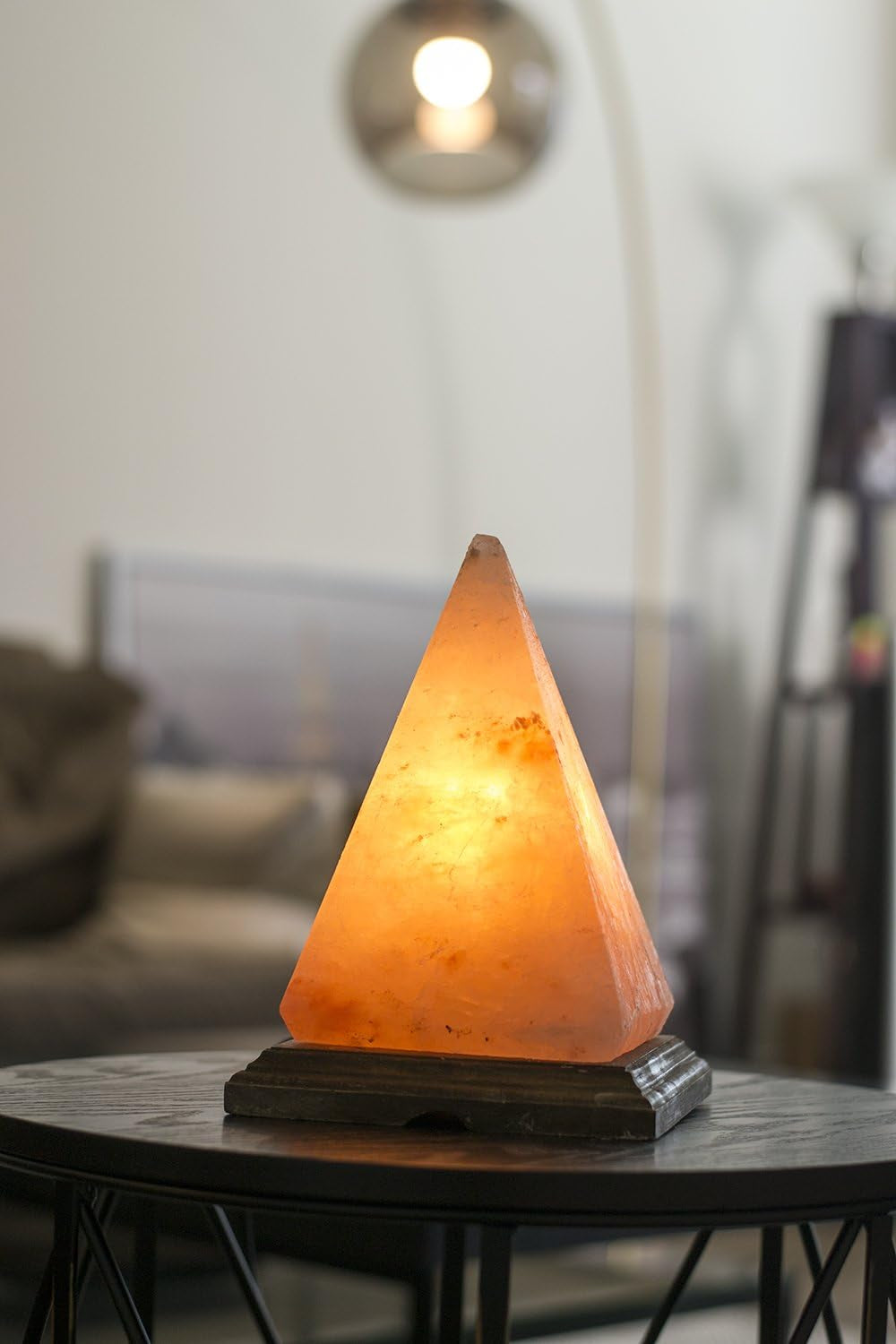 Salt Pyramid Lamp