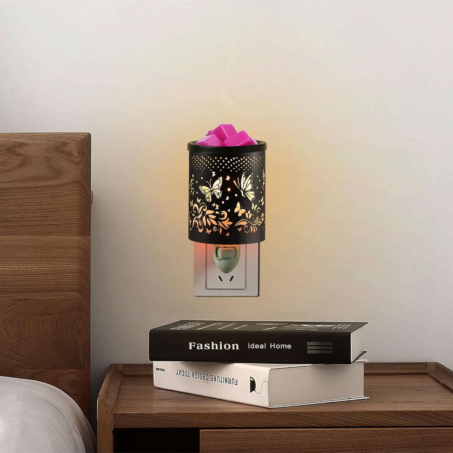 Plug in Wax Warmer，Candle Wax Warmer for Scented Wax Melt Warmer，Electric Wax Burner as Gifts for Mom Grandma Women (Butterfly)…