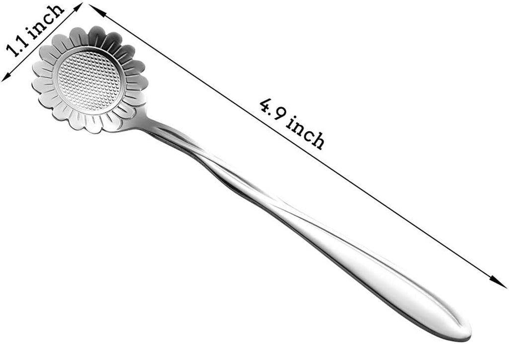 Petal Silver Tea Spoons