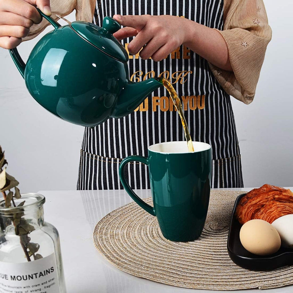 Porcelain Infuser Teapot (Jade)