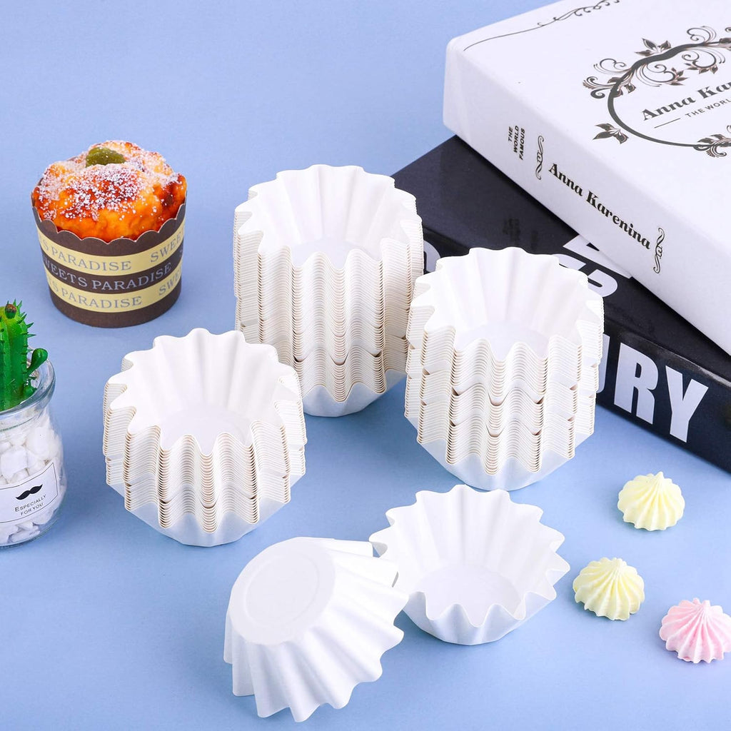 120 Pieces Wax Melt Warmer Liners Leakproof Wax Tray Reusable Wax Liner Candle Popper Liner for Scented Wax, Candle Warmer, Plug in Warmers, White