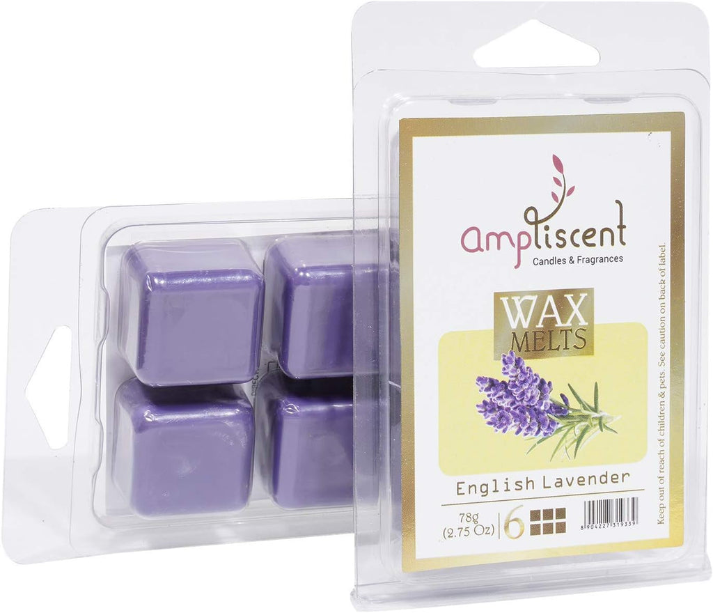 Scented Wax Melts -Wax Cubes Warmer|Candle Wax Air Fresheners|Scented Natural Soy Wax Melt Cubes Aromatherapy, Exotic Jasmine, Lemongrass and English Lavender - Set of 4 (2.5 Oz) Assorted