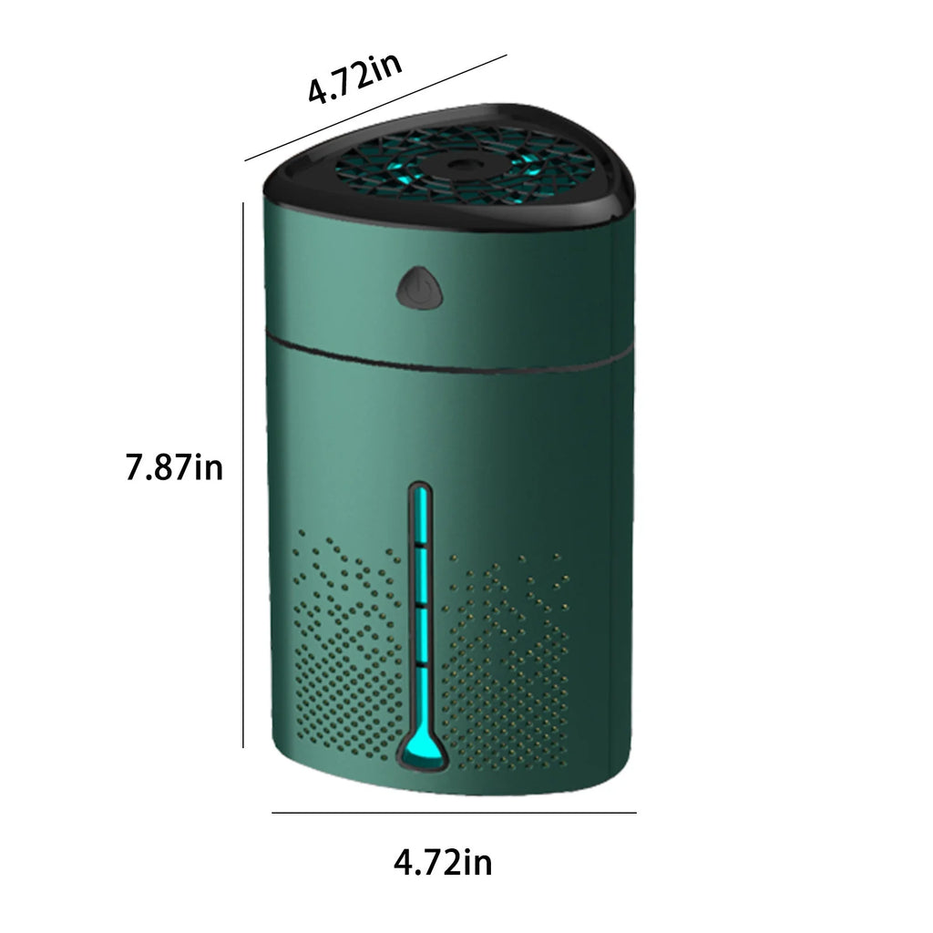 1L Cool Mist Humidifier for Bedroom Large Room Living Room Large Capacity Humidifier with Sterilize and Essential Oil Diffuser Aroma Oil Diffuser White Green