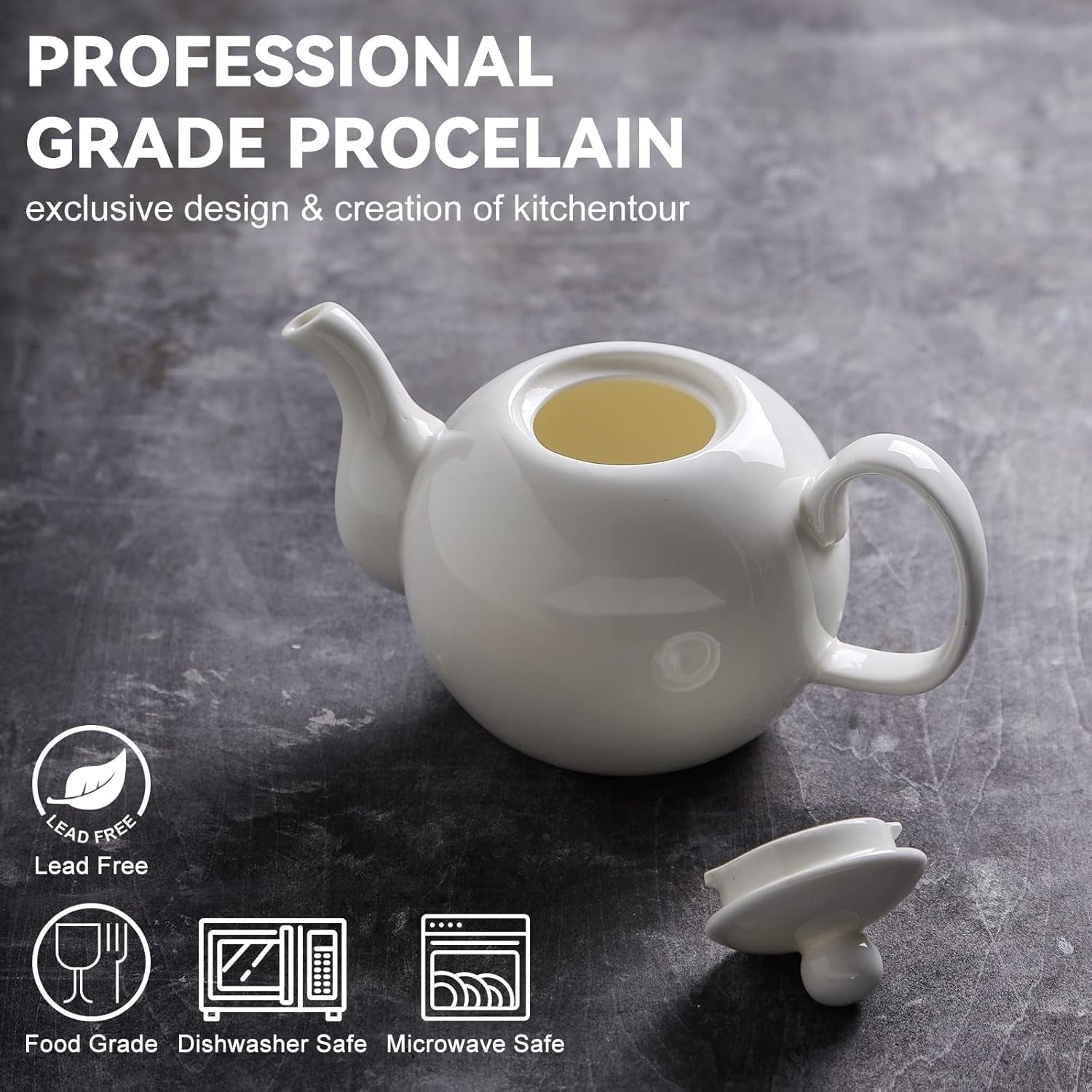 The Morning Fog Teapot – English Porcelain