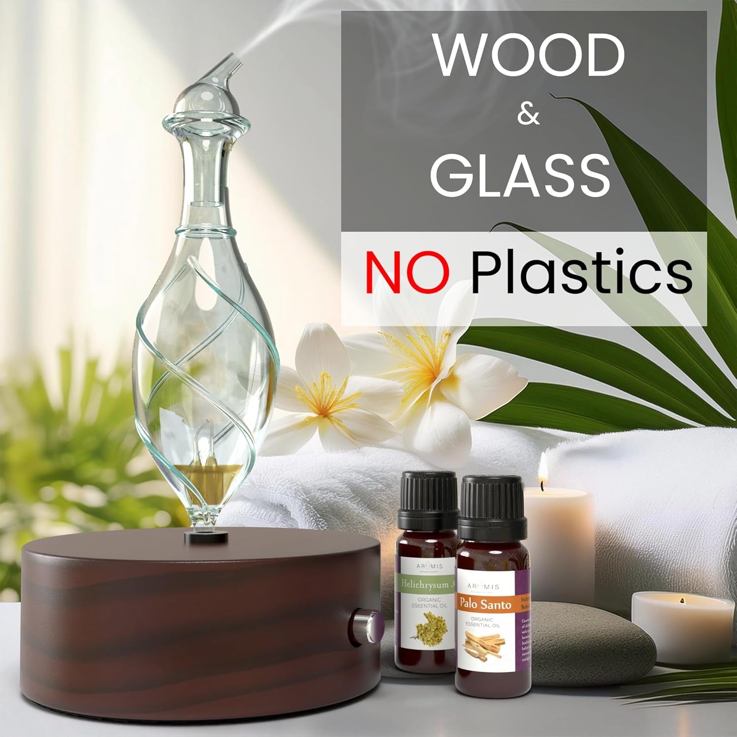The Still Diffuser or Glass Nebula Aromatherapy Vessel