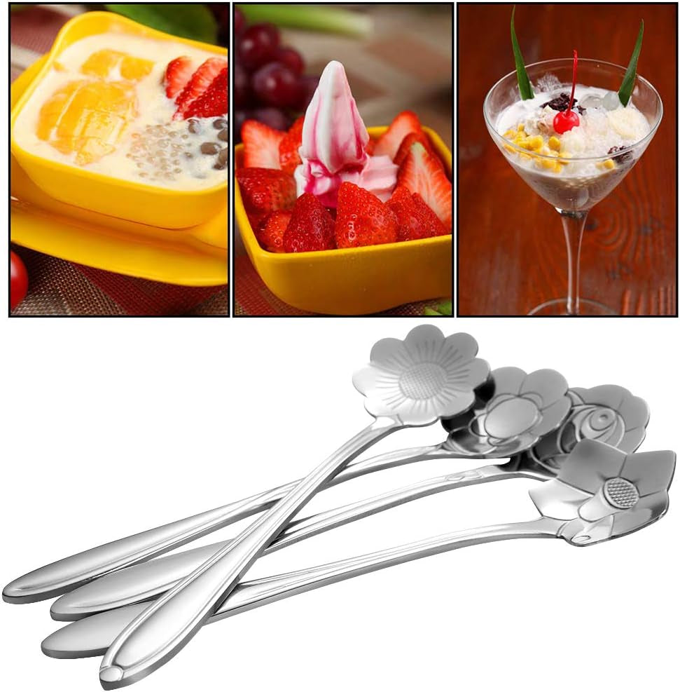 Petal Silver Tea Spoons
