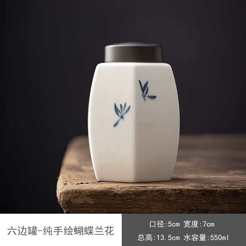 Still Orchid Tea Jar