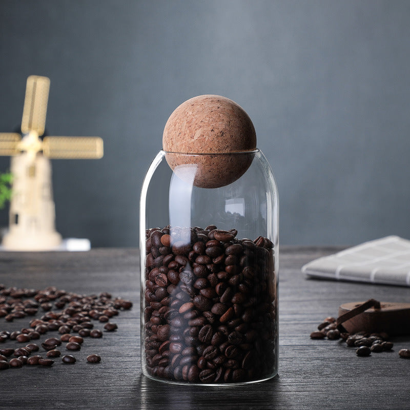 Cork-Seal Glass Jar