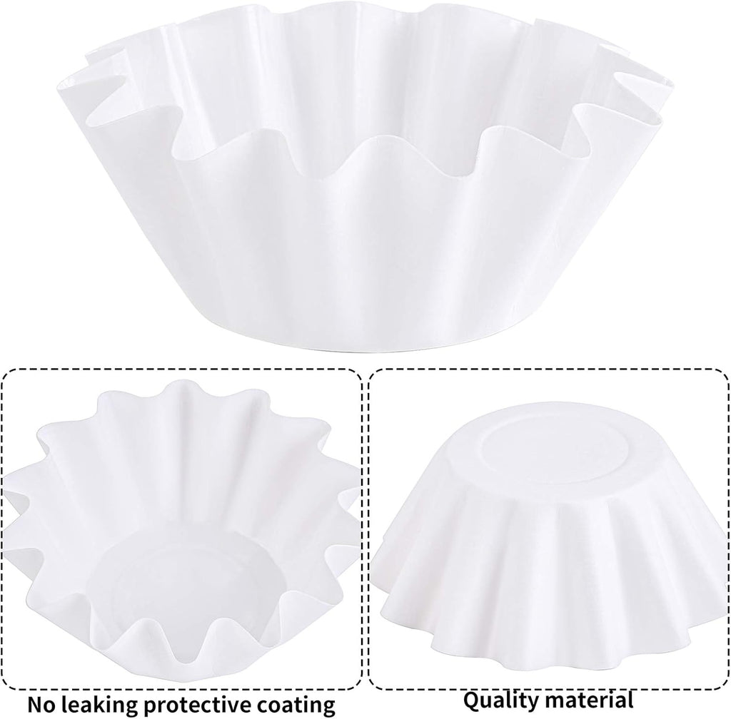 120 Pieces Wax Melt Warmer Liners Leakproof Wax Tray Reusable Wax Liner Candle Popper Liner for Scented Wax, Candle Warmer, Plug in Warmers, White