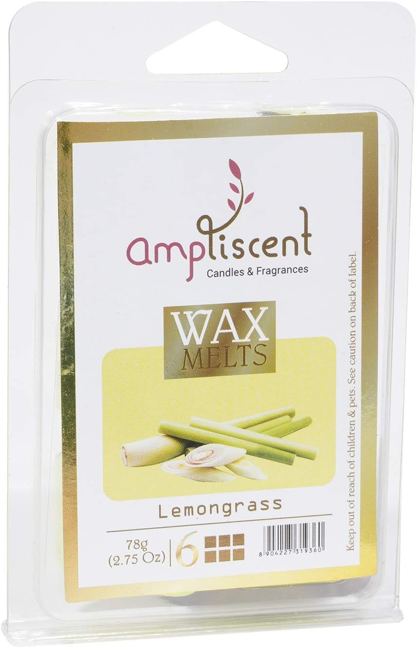 Scented Wax Melts -Wax Cubes Warmer|Candle Wax Air Fresheners|Scented Natural Soy Wax Melt Cubes Aromatherapy, Exotic Jasmine, Lemongrass and English Lavender - Set of 4 (2.5 Oz) Assorted