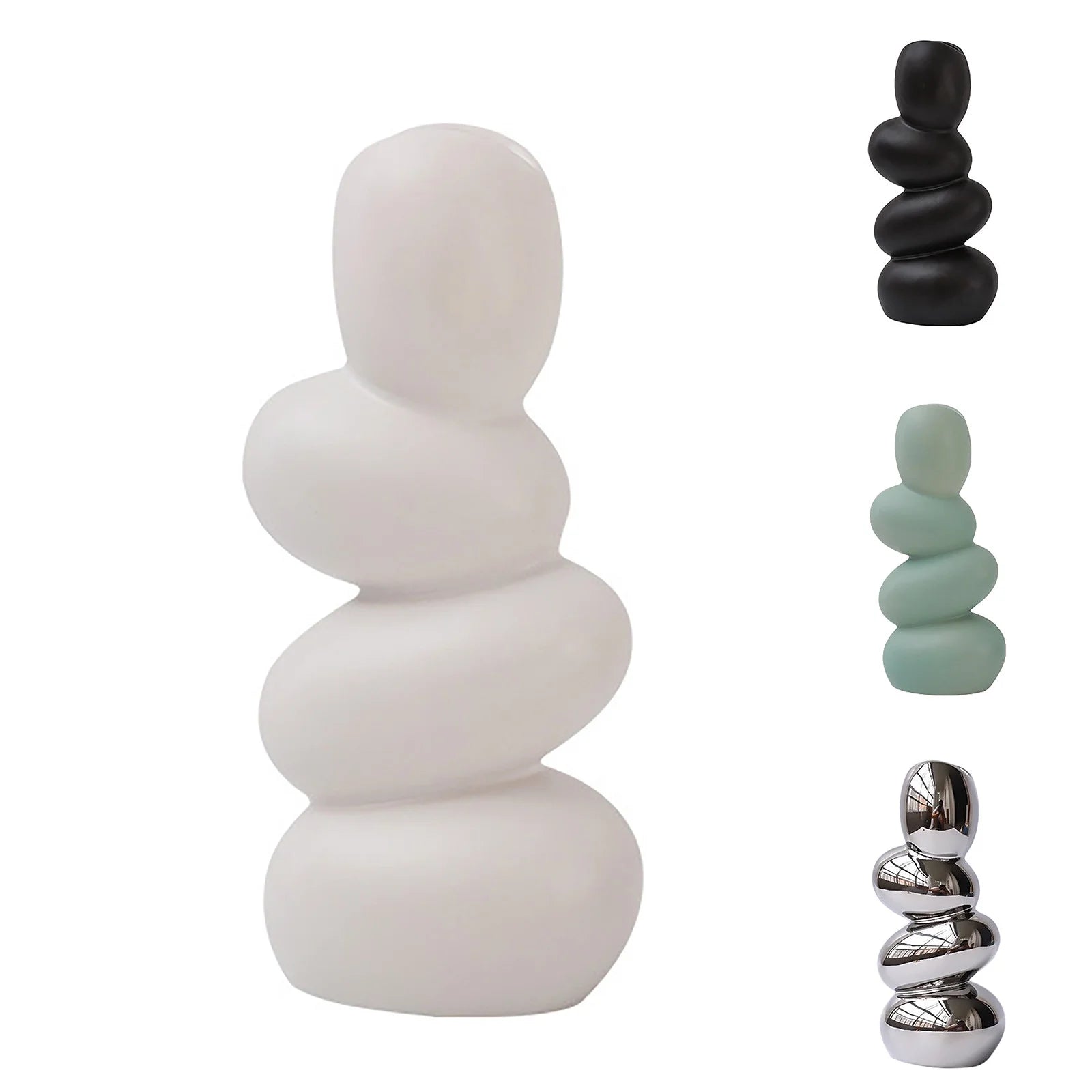 Eggform Vase Sculpture