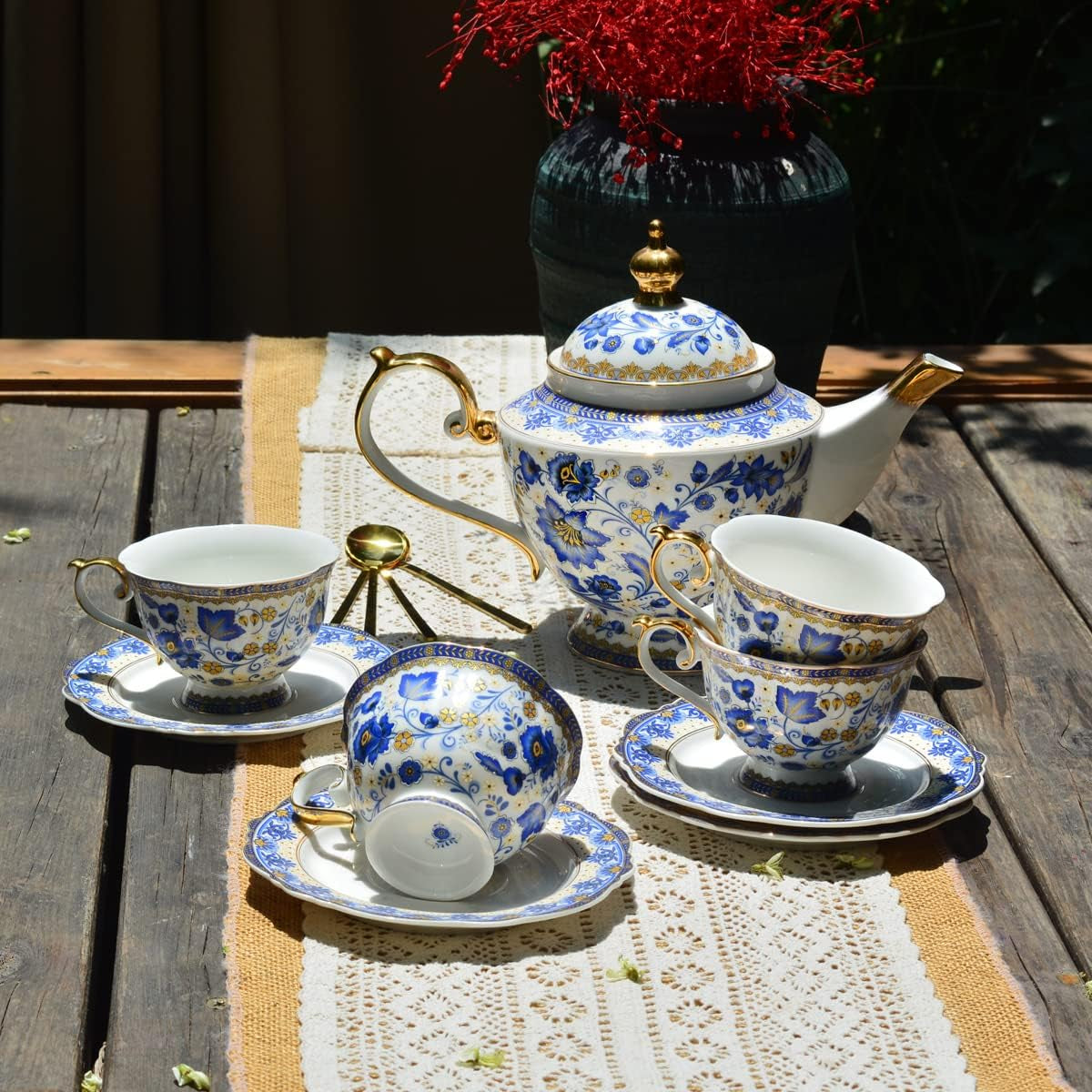 Victorian Garden Tea Set