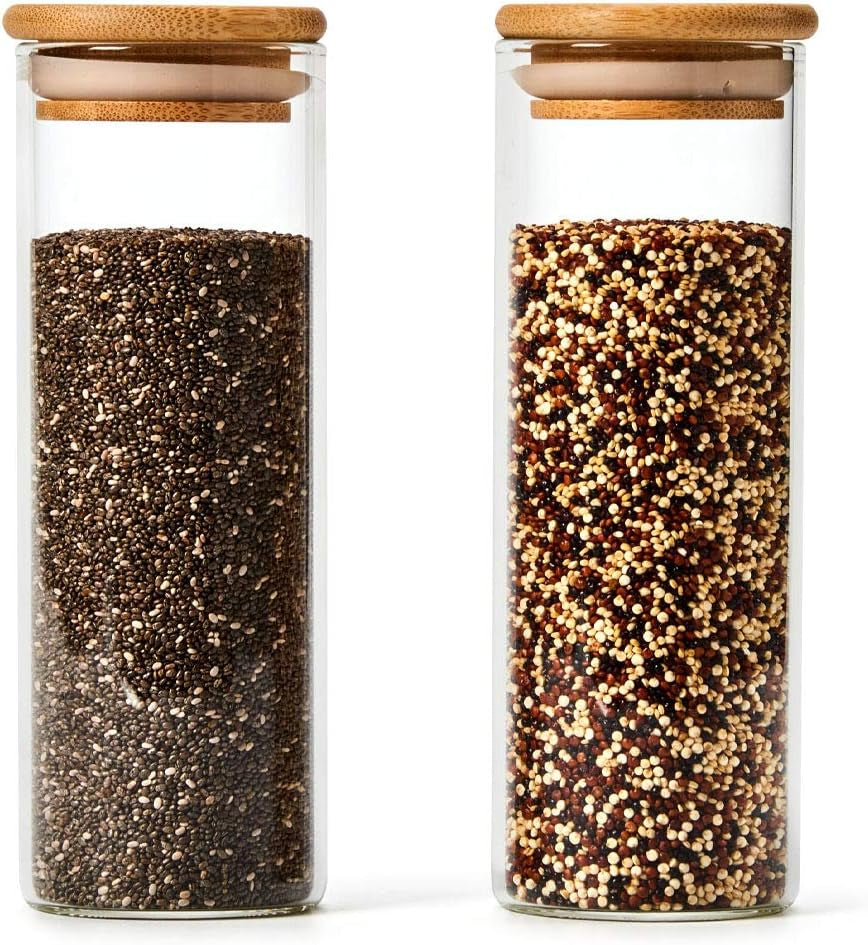 Bamboo-Lid Storage Set