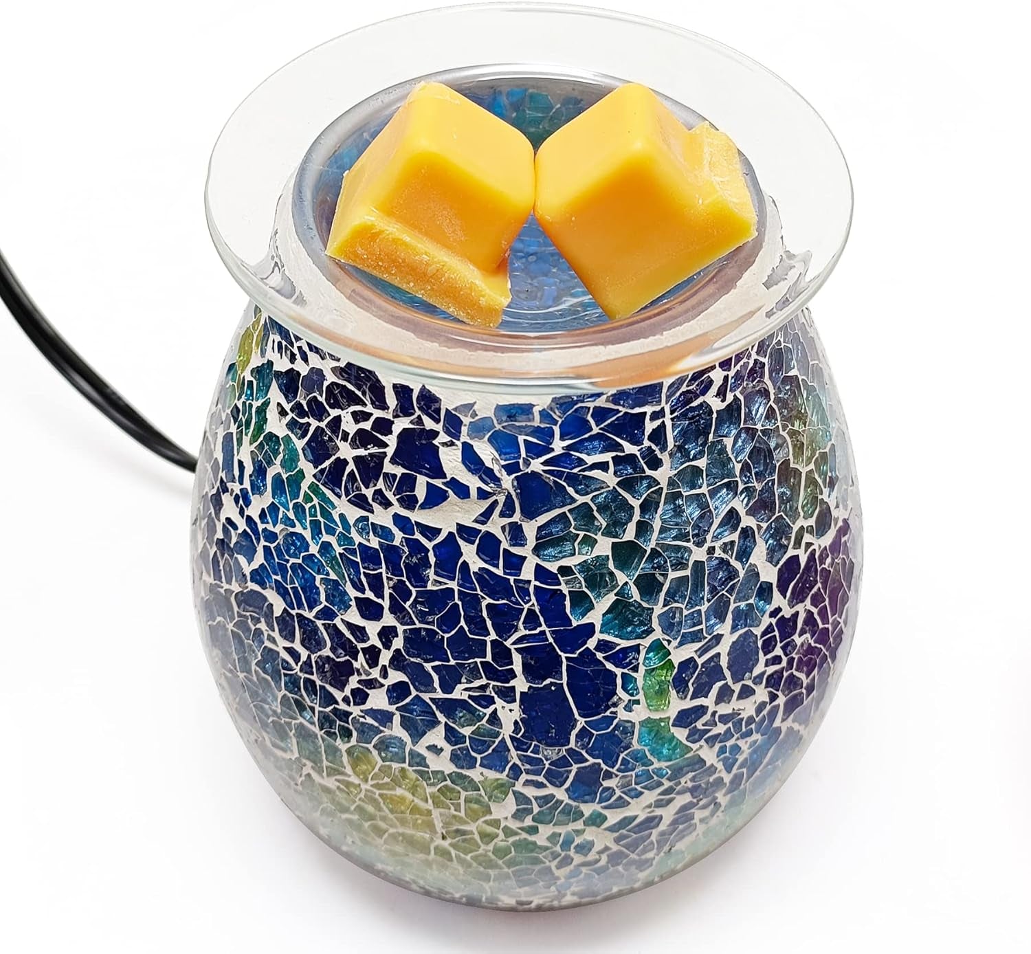 Wax Melt Warmer,Electric Wax Warmer for Scented Wax,Glass Wax Burner Birthday Gift for Her Mom,Fragrance Oil Burner Warmer for Home Office Wedding Birthday Gifts for Girl Sister Women Grandma