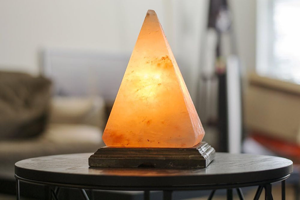 Salt Pyramid Lamp