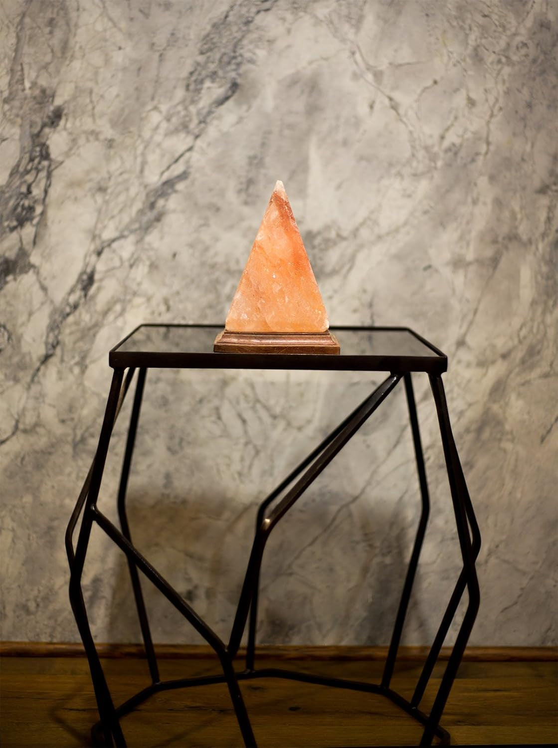 Salt Pyramid Lamp