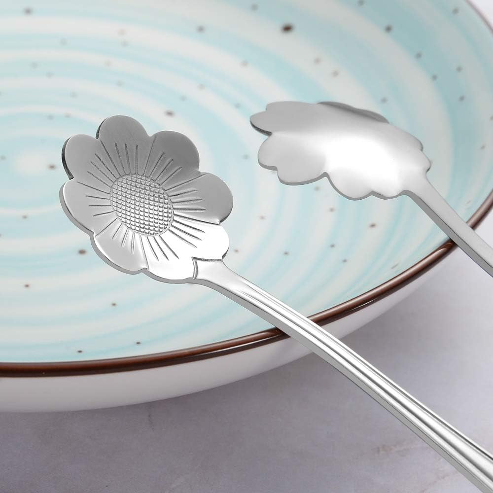 Petal Silver Tea Spoons