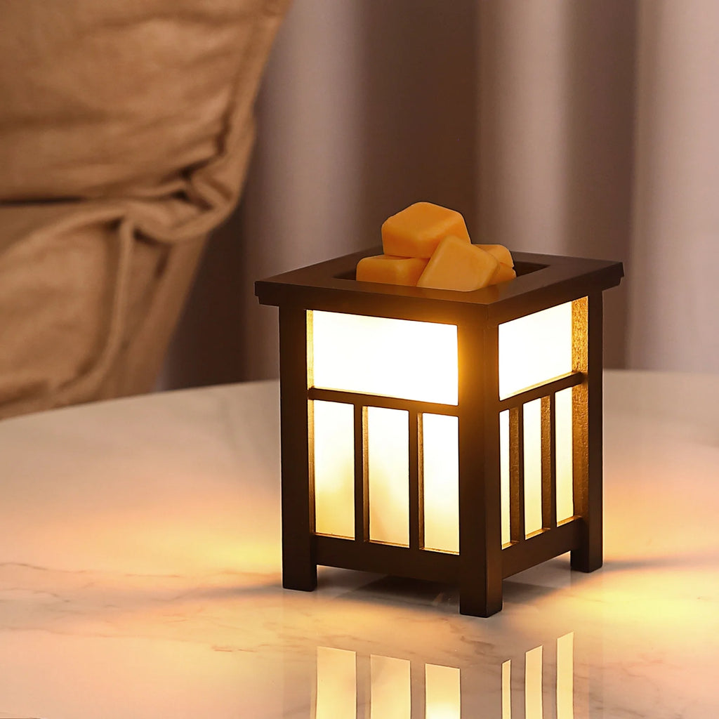 Wax Warmer for Scented Wood Electric Wax Melt Warmer Wax Burner Night Light